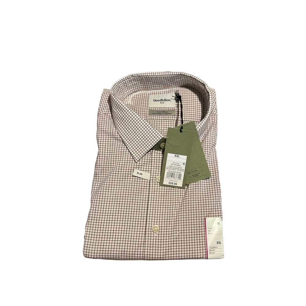 Good fellow & Co Long Sleeve Slim Fit 
Size XXL